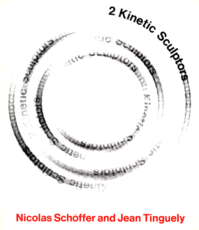 "2 Kinetic Sculptors," catalog for The Jewish Museum. Elaine Lustig Cohen, 1966 "2 Kinetic Sculptors," catalog for The Jewish Museum. Elaine Lustig Cohen, 1966