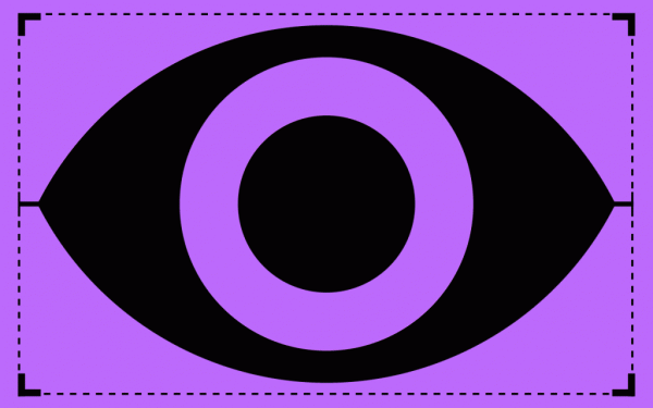 EOD_Purple_Eyeball Eye_on_Design_Purple_Background_Black_Eye_Design