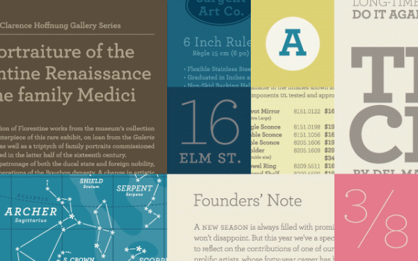 Archer digital typeface, 2002 Design firm: Hoefler & Frere-Jones Archer digital typeface, 2002 Design firm: Hoefler & Frere-Jones