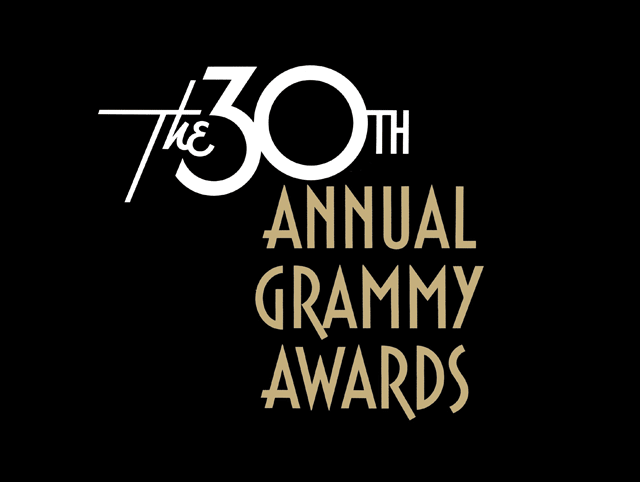 Logotype for the 30th Annual Grammy Awards Logotype for the 30th Annual Grammy Awards