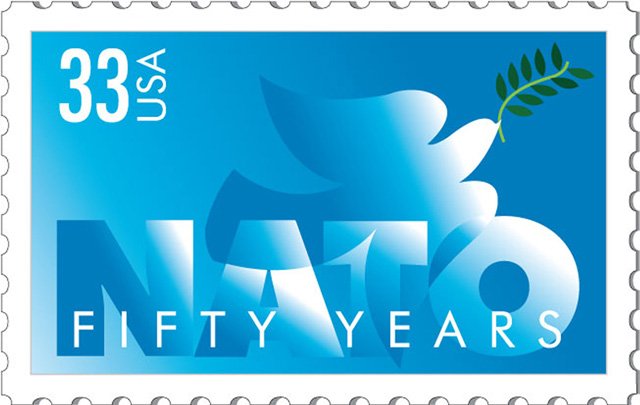 NATO Fifty-Year Anniversary stamp NATO Fifty-Year Anniversary stamp