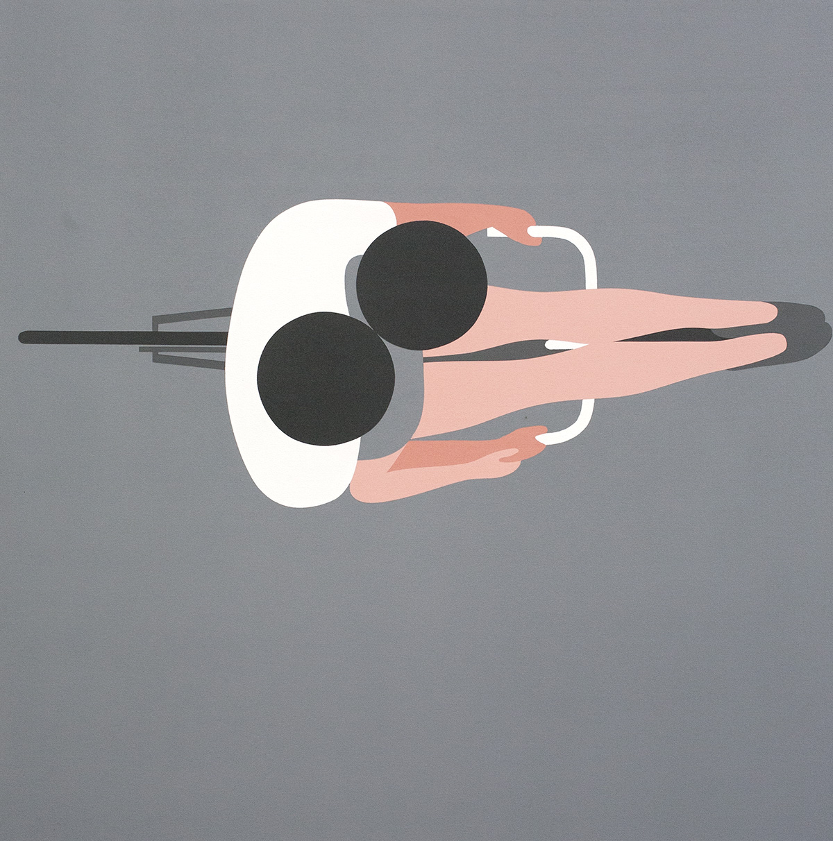 2 x 2 (2012). Image courtesy Geoff McFetridge. 2 x 2 (2012). Image courtesy Geoff McFetridge.