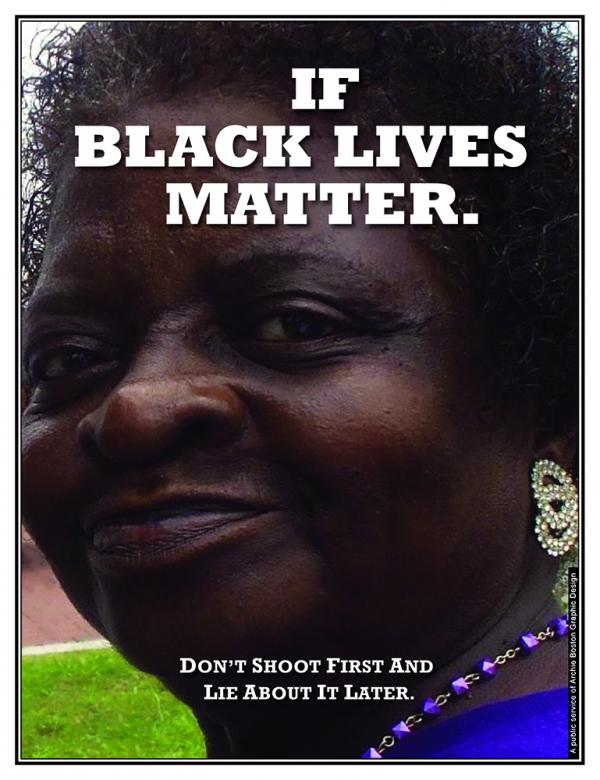 Black Lives Matter Poster, 2020 design: Archie Boston Black Lives Matter Poster, 2020 design: Archie Boston