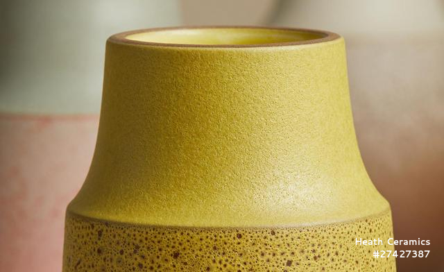 Heath Clay Studio Neck Vase, 2021 Heath Clay Studio Neck Vase, 2021. © Heath Ceramics