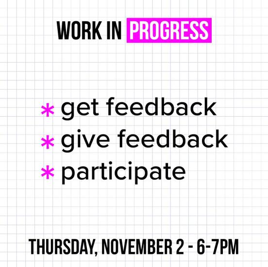 AIGA Portland's "WIP - Work in Progress" AIGA Portland's "WIP - Work in Progress"
