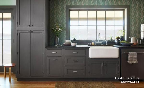 Fisherman's Camp Dual Glaze Triangle Tile, 2021 Fisherman's Camp Dual Glaze Triangle Tile, 2021. © Heath Ceramics