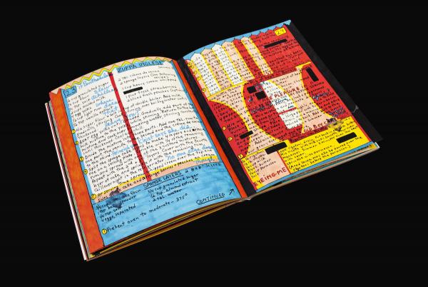 Interior view of Madeleine Morley cookbook