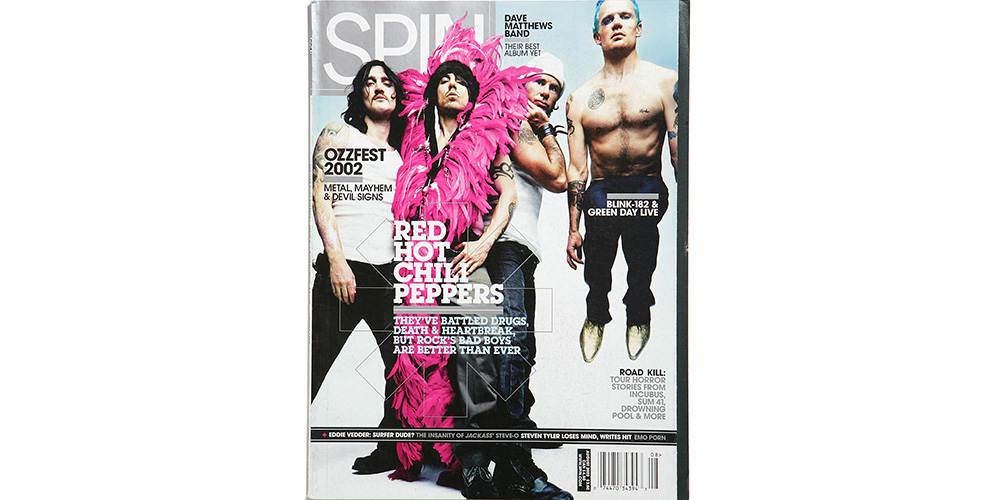 Cover, SPIN, August 2002 Cover, SPIN, August 2002