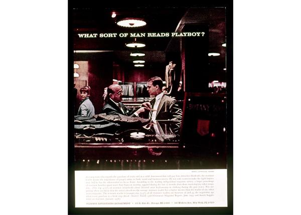 Advertisement for “Playboy” magazine Advertisement for “Playboy” magazine