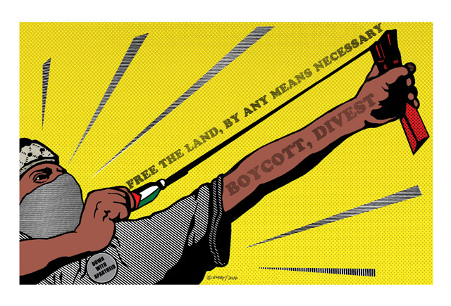 "Free the land," 2014 "Free the land," 2014