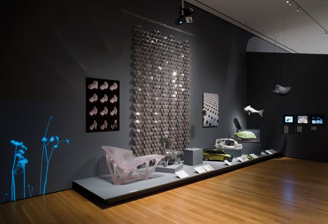 Exhibition view of "Design and the Elastic Mind," 2008 Exhibition view of "Design and the Elastic Mind," 2008