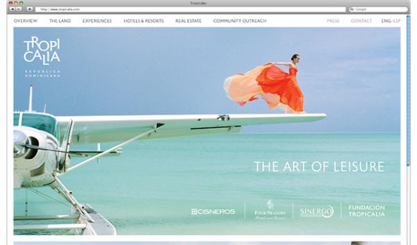 Tropicalia website, Tropicalia website