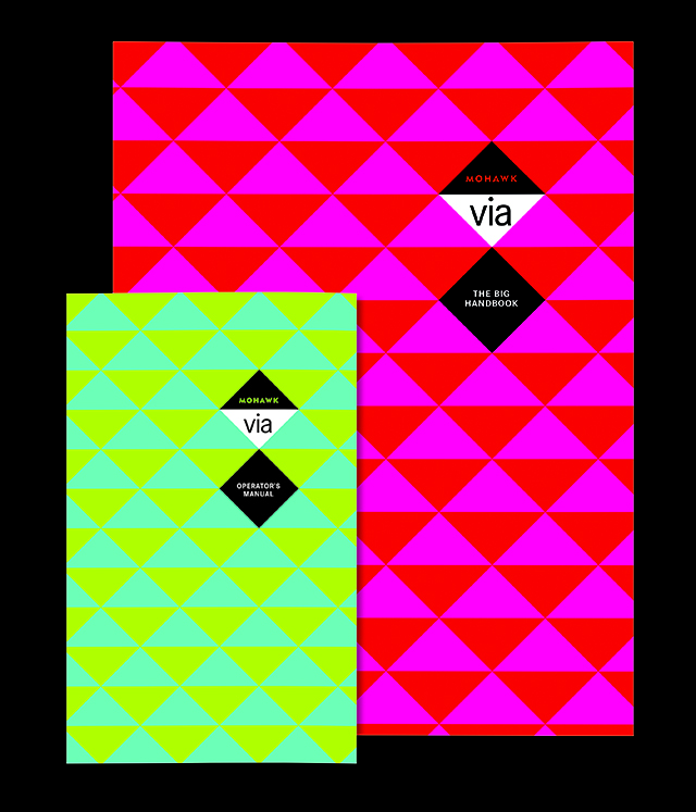 Mohawk Via promotion booklets Mohawk Via promotion booklets