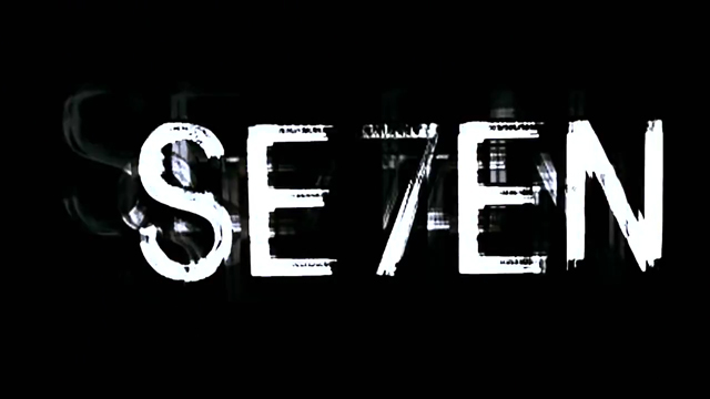 Se7en main title sequence Se7en main title sequence