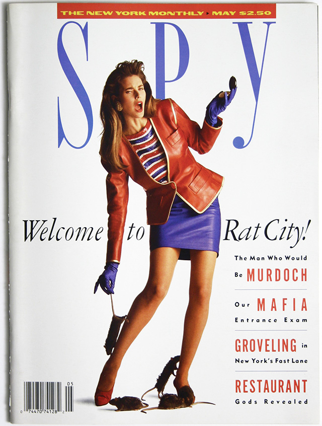Spy magazine cover Spy magazine cover
