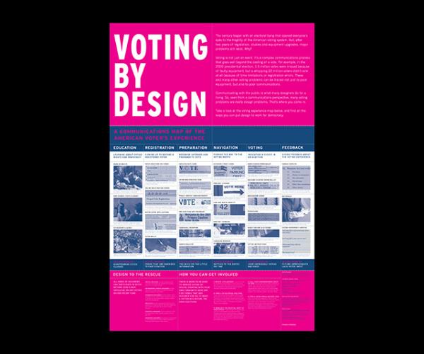 Voting By Design poster Voting By Design poster