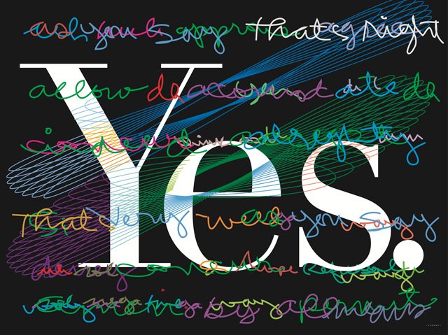 Yes poster, 2000 Yes poster, 2000