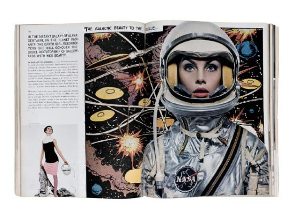 Interior spread of “Harper’s Bazaar,” April 1965. Photograph by Richard Avedon; art direction by Ruth Ansel and Bea Feitler; design by Ruth Ansel. Interior spread of “Harper’s Bazaar,” April 1965. Photograph by Richard Avedon; art direction by Ruth Ansel and Bea Feitler; design by Ruth Ansel.