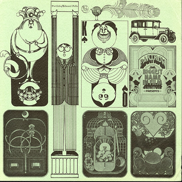 Illustration sample sheet, 1968. Illustration sample sheet, 1968.