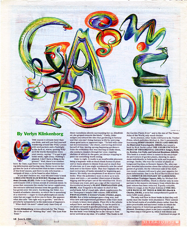 Lettering for New York Times book review, 1999 (Art direction: Steven Heller) Lettering for New York Times book review