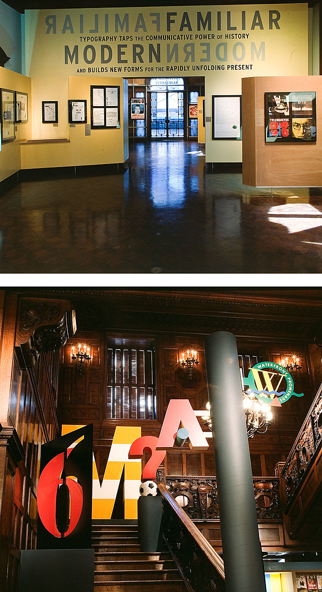 Mixing Messages: Graphic Design and Contemporary Culture exhibition, Cooper-Hewitt National Design Museum, 1996 (Curation: Ellen Lupton; Design: Ellen Lupton, Jen Roos and Fred Gates; Exhibition architecture: Kennedy and Violich Architects) Mixing Messages: Graphic Design and Contemporary Culture exhibition, Cooper-Hewitt National Design Museum, 1996 (Curation: Ellen Lupton; Design: Ellen Lupton, Jen Roos and Fred Gates; Exhibition architecture: Kennedy and Violich Architects)