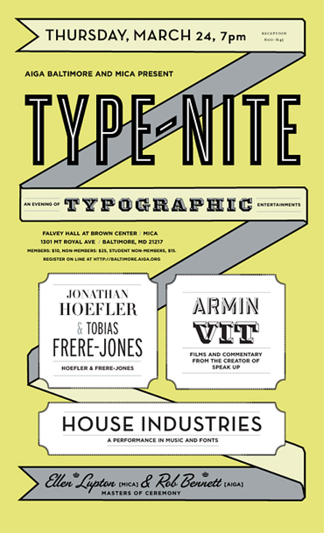 Type Nite poster, 2005 Type Nite poster, 2005