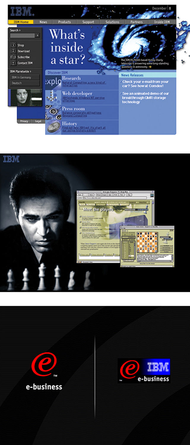 IBM online brand presence consultancy, 1996-1999 IBM online brand presence consultancy, 1996-1999