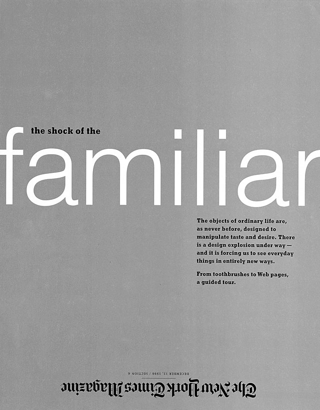 New York Times Magazine cover New York Times Magazine cover