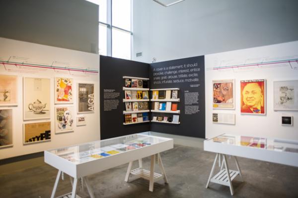 Installation view of "AIGA 100: A Century of Design" (2014) at Museum of Design Atlanta (MODA) Installation view of AIGA annuals and posters "AIGA 100: A Century of Design" at Museum of Design Atlanta (MODA), on view August 17, 2014 to October 5, 2014.