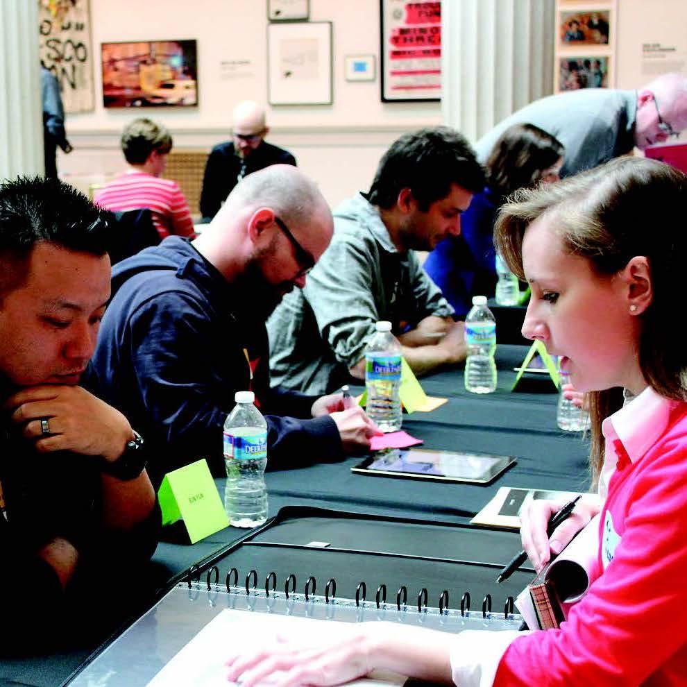 Image from a Student Portfolio Review