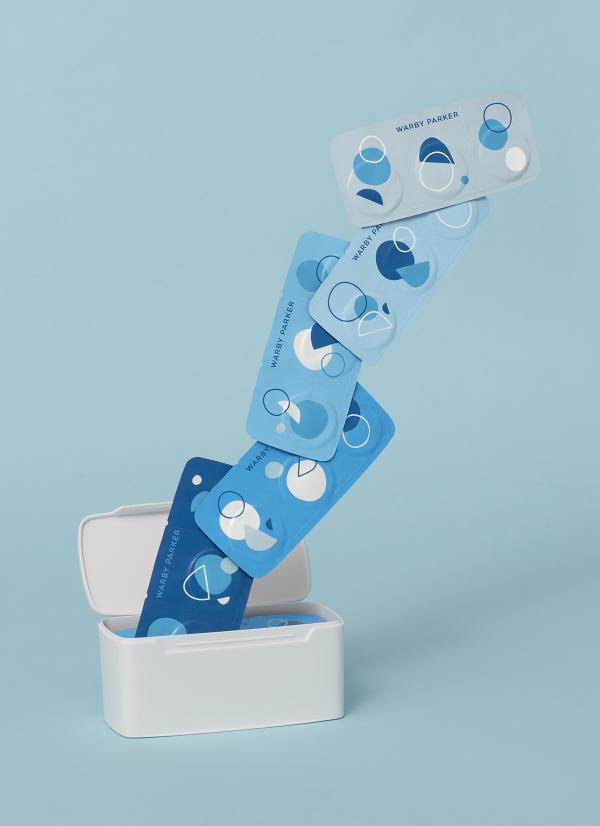 Warby Parker's first brand of daily contact lenses, Scout by Warby Parker. © Warby Parker Warby Parker's first brand of daily contact lenses, Scout by Warby Parker. © Warby Parker